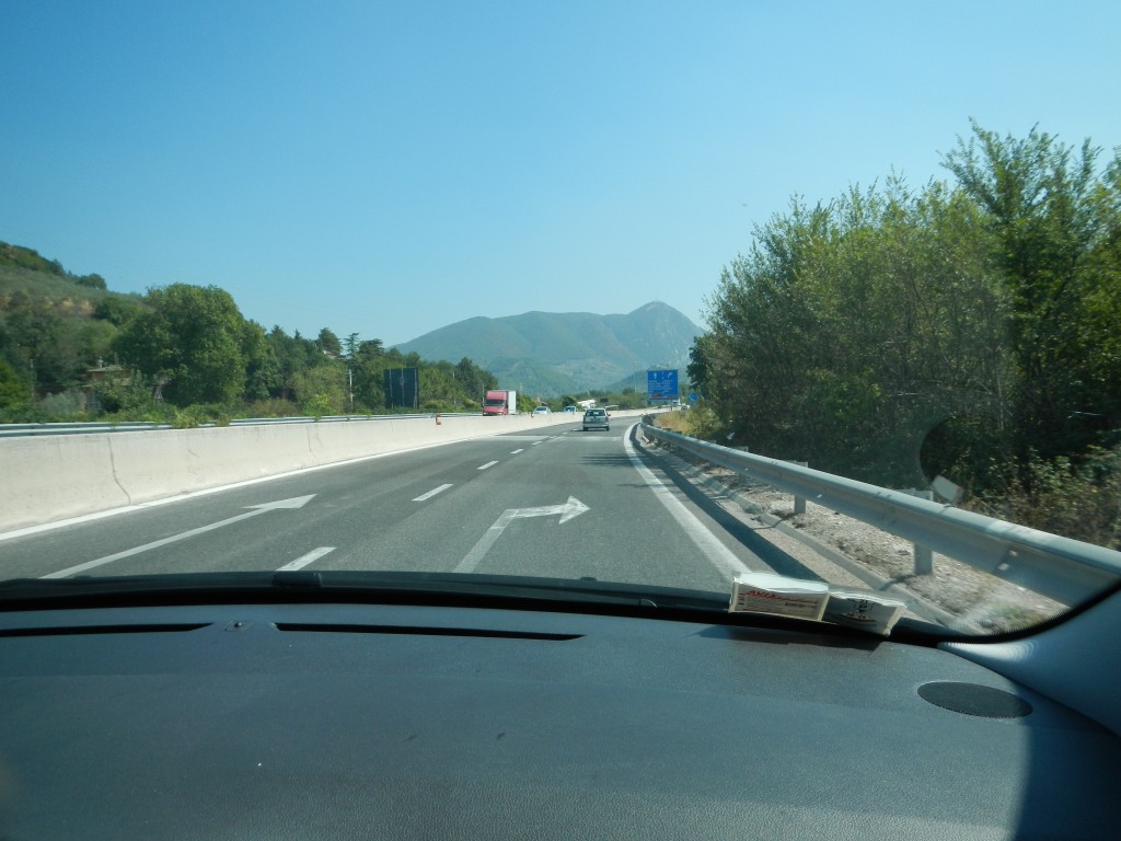 The road to Spoleto, Umbria