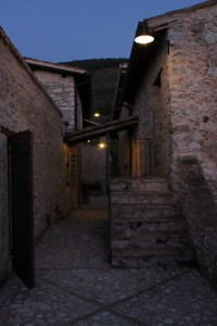 A 'street' at the Borgo Della Marmotta